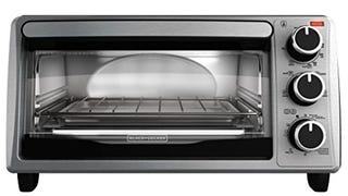 Black+Decker TO1303SB 4-Slice Toaster Oven, 14.5 x 8.8...
