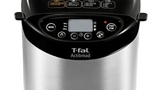 T-fal Bread Machine, 14.02 x 12.52 x 16.06 inches, Stainless...