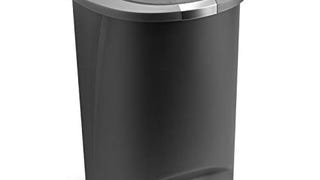 simplehuman 50 Liter / 13 Gallon Semi-Round Kitchen Step...