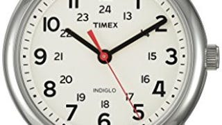 Timex Unisex Weekender 38mm Watch – Silver-Tone Case Cream...