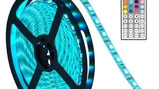 OAK LEAF LED Lights Strip, SMD5050 Waterproof 16.4ft RGB...