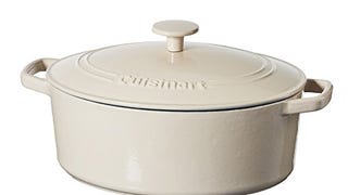 Cuisinart 5.5 Qt. Casserole Cast Iron, Cream