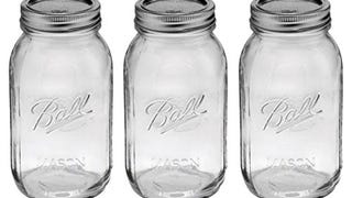 Ball Regular Mouth 32-Ounces Quart Mason Jars with Lids...