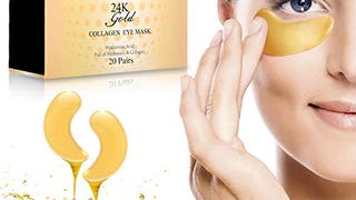 Under Eye Mask - 24K Gold Collagen Under Eye Patches for...