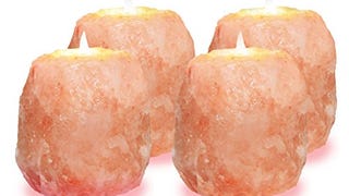 Himalayan Glow Multipurpose Himalayan, Set of 4 Pink Salt...