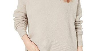 Cable Stitch Women's Mock Neck Cozy Sweater – Soft Long...