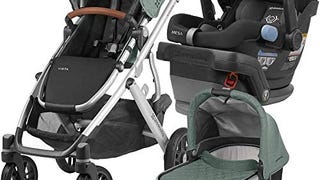 2018 UPPABaby Vista Stroller - Emmett (Green Melange/Silver/...