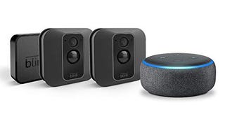 Echo Dot (Charcoal) with Blink XT2 Outdoor/Indoor Smart...