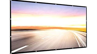 Projector Screen 150 inch 16:9 HD Foldable Anti-Crease...