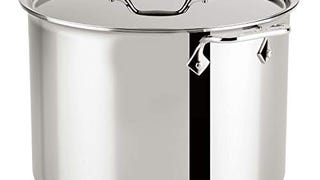 All-Clad 4512 Stainless Steel Tri-Ply Bonded Stockpot with...