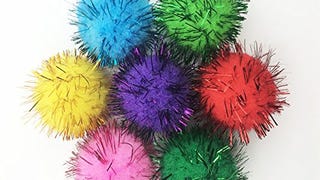 VAPKER 30 Piece Assorted Color Sparkle Balls Cat's Favorite...