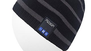 Rotibox Bluetooth Beanie Hat, Winter Trendy Cap Ear Covers...