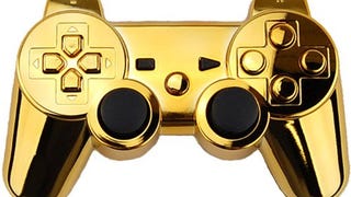 HDE Gold Chrome PS3 Sixaxis Wireless Controller Housing...