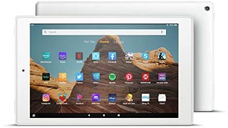 Fire HD 10 Tablet (10.1" 1080p full HD display, 64 GB) – White...