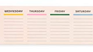 Ban.do Week To Week Notepad, 1 EA