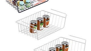 CECOUDG 3 Pack Under Shelf Basket,Pantry Organization and...