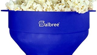 The Original Salbree Collapsible Silicone Microwave Popcorn...