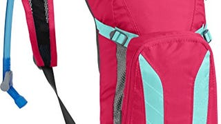 CamelBak Mini M.U.L.E. Kids Hydration Backpack, 50 oz, Azalea/...