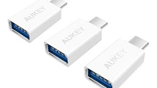 AUKEY USB C Adapter, [3-Pack, 5Gbps] USB C to USB 3.0 Adapter...