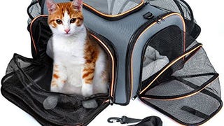 F-color Pet Carrier for Cats, Airline Approved Cat Travel...