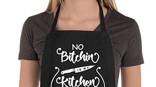 Saukore Funny Aprons for Women Men, Novelty Kitchen Cooking...