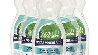 Seventh Generation Ultra Power Plus Dish Liquid Soap, Fresh...