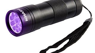 Kmashi 12 LED Pet UV Light Urine Stain Detector Blacklight...