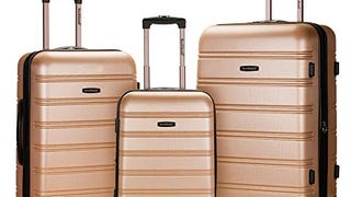 Rockland Melbourne Hardside Expandable Spinner Wheel Luggage,...