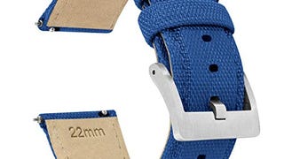 21mm Royal Blue BARTON Sailcloth Quick Release Premium...