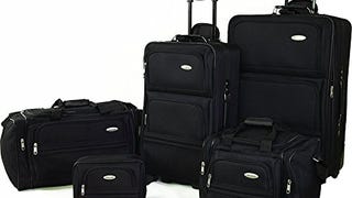 Samsonite 5 Piece Nested Luggage Set, Black