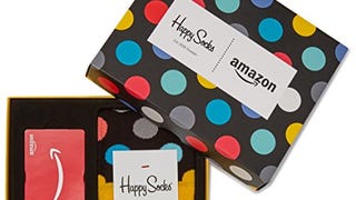 Amazon.com Gift Card with Happy Socks (One-Size, Mens: 10-...