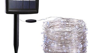 RockBirds Solar String Lights , 150 LED Copper Wire Light...