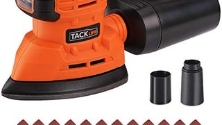 TACKLIFE Classic Mouse Detail Sander with 12Pcs Sandpapers,...