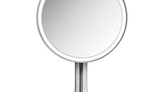 simplehuman Floor Mount 8" Round Sensor Makeup Mirror with...
