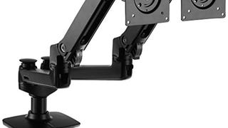 Amazon Basics Dual Monitor Stand, Lift Engine Arm Mount,...