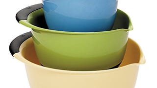 OXO Plastic Good Grips 3-Piece Mixing Bowl Set - Assorted...