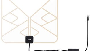 AUKEY AN-P02 Amplified Indoor Digital HDTV Antenna with...