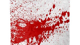 Golee Throw Blanket Blood Paint Splatters Splash Spot Red...
