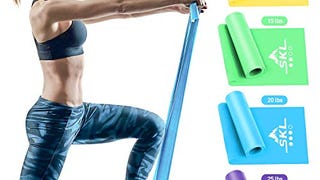 SKL Resistance Bands Set Exercise Band Non Slip Fabric...