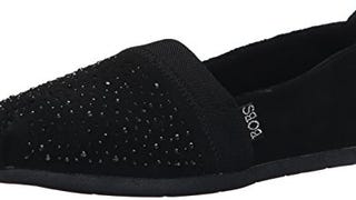 BOBS from Skechers Women's Luxe Galaxy Flat, Black Gem,...