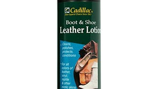 Cadillac Boot and Shoe Leather Lotion 8 Ounces - Cleans,...