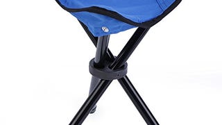 OUTAD Tripod Stool, Folding Portable Tri-Leg Stool for...