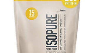 Isopure Protein Powder, Whey Isolate Powder with 3 Pound (Pack of