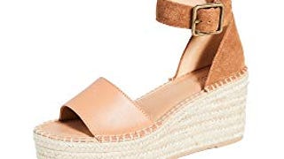 Soludos Women's Palermo Platform Wedge, Walnut, Tan, 6....