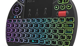 Rii X8 Mini Keyboard,2.4GHz Portable Wireless Keyboard...