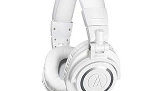 Audio-Technica ATH-M50xWH Professional Studio Monitor Headphones,...