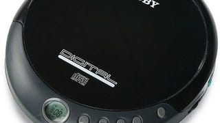 Coby CXCD109BLK Personal CD Player with Stereo Headphones,...