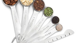 Measuring Spoons, Wuudi 304 Stainless Steel Measuring Spoons...