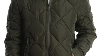 JACHS NY Green Quilted Puffer Jacket