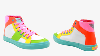 Wonder Woman 1984 Neon Hi-Top Sneakers